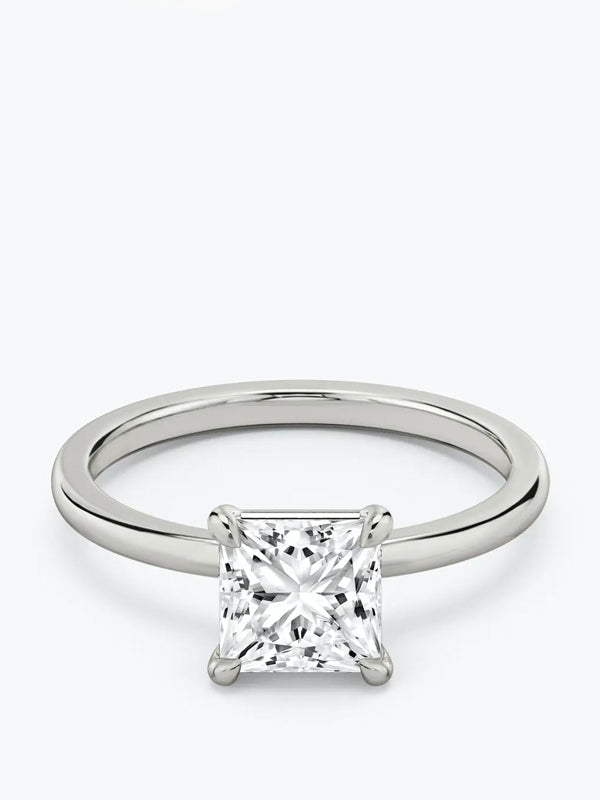 2ct G colour SI1 clarity Princess Cut Solitaire