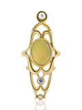 Statement Nouveau Opal Ring