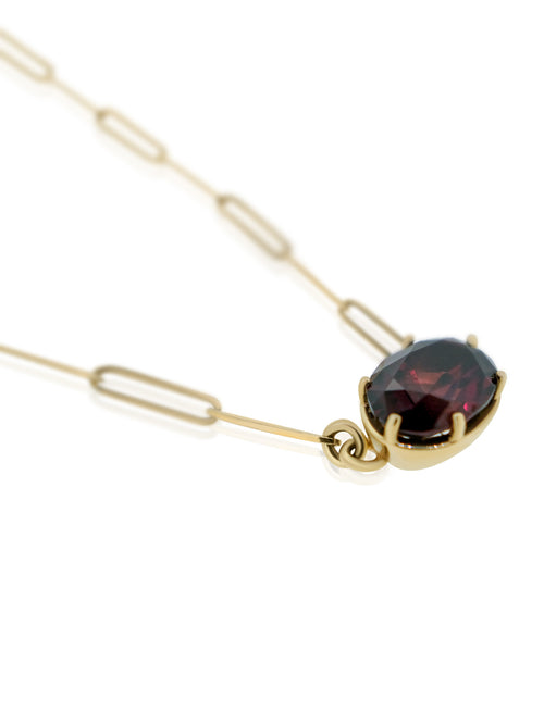 3.71ct Mozambique Garnet Pendant