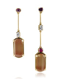 Sunlit Deco Drop Earrings