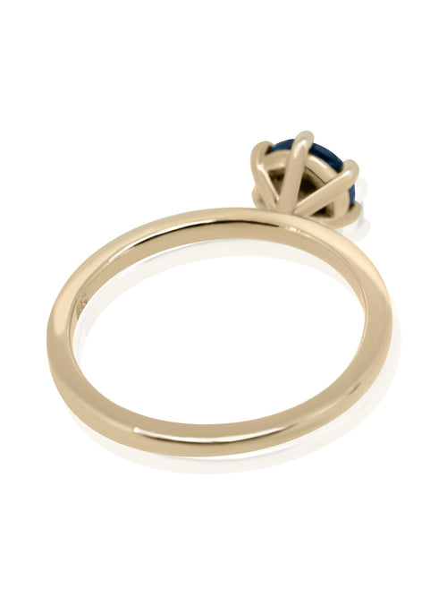 1.26ct Premium Blue Sapphire - Classic Solitaire