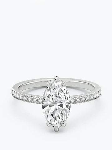 1ct D colour SI1 clarity Pear Solitaire