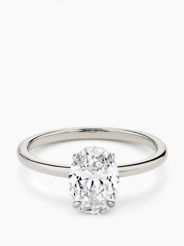 1ct D colour SI1 clarity Emerald Cut Solitaire