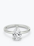 1ct D colour SI1 clarity Pear Solitaire