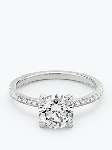 1ct D colour SI1 clarity Emerald Cut Solitaire